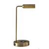 Homeroots Brass Metal LED Desk Lamp6 x 8 x 16.5 in. 372527